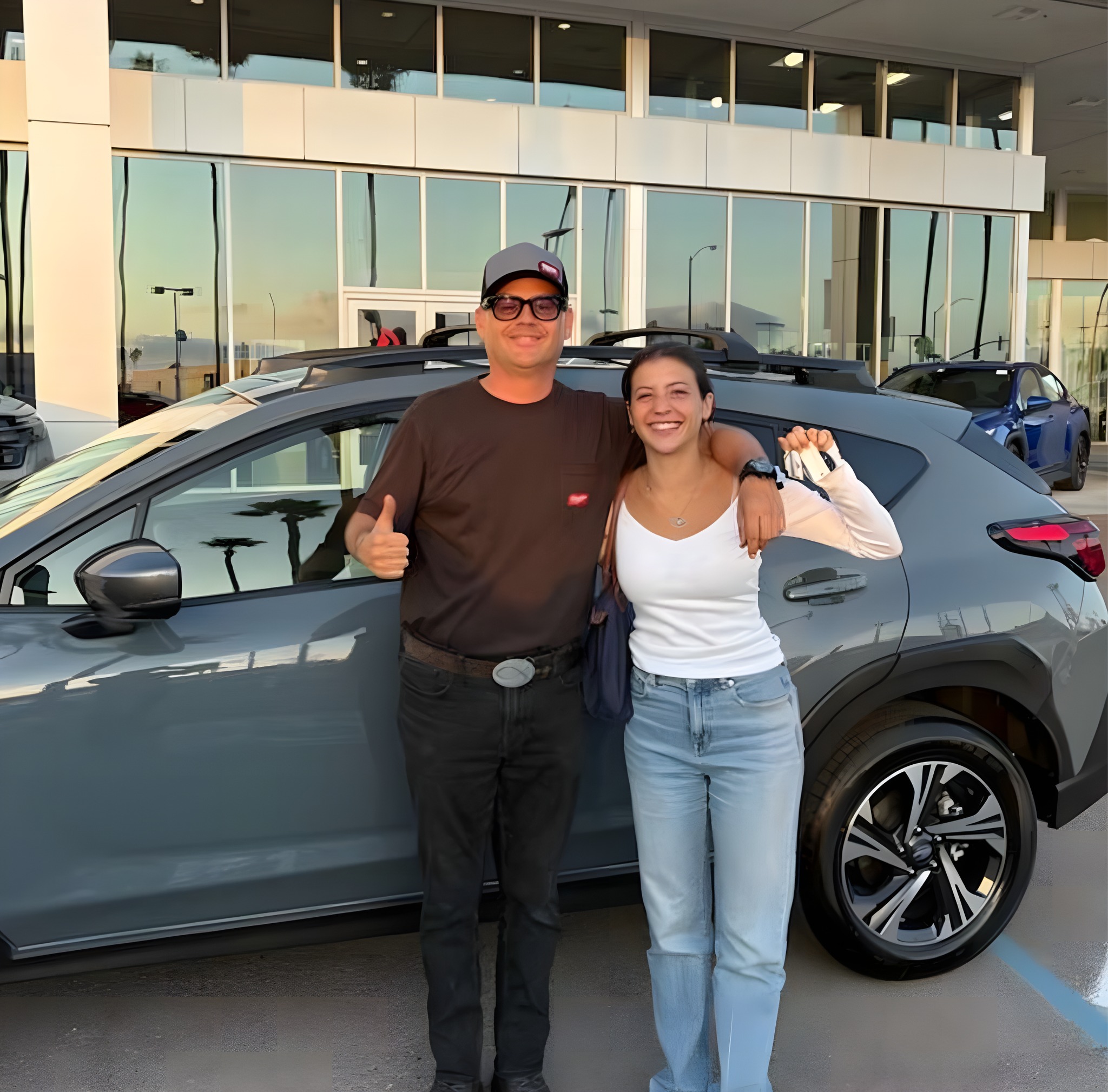 Congratulations to Maria 🎉

Maria just upgraded her Crosstrek to a brand-new model at @subarudalton! 🚗✨

 Marco Vazquez made sure they experienced the 5‑Star Dalton Delivery that our customers love.

#DaltonSubaru #Crosstrek #SanDiegoSubaru #mileofcars