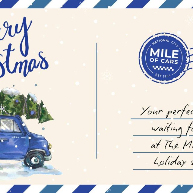 This holiday season, save big on your dream car on the Mile! 🎄

With 8 reputable dealers and over 17 brands, we’ve got the car
you’re looking for 🚗🚙🛻

Our Dealers ⬇️
@ballacura_sd | @ballhonda_sd | @ballkia_sd |
@cummingchevy | @toyotadaltonus | @subarudalton |
@hyundaidaltonus | @honorgmc | @mossynissannationalcity |
@nationalcityvw | @perrycdjrsandiego |
@perryfordofnationalcity | @westcottmazda

#MileofCars #NationalCityMileofCars #preownedcars #sandiegocardealership