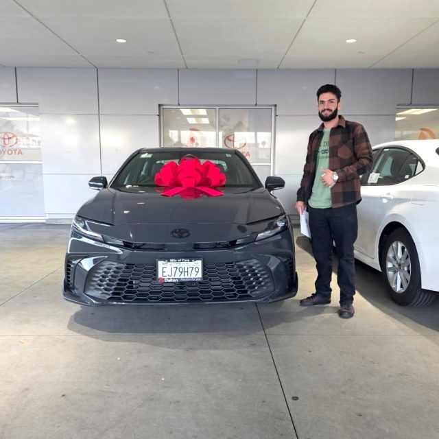 Enjoy your new CAMRY SE 2026, and welcome to the @toyotadaltonus family, Omar! 🚘

Thank you @toyotawithjose for your assistance in getting him a new set of wheels!

#DaltonAutomotiveGroup #DaltonToyota #MileofCars #ToyotaCamry #2026ToyotaCamry #2026ToyotaCamrySE