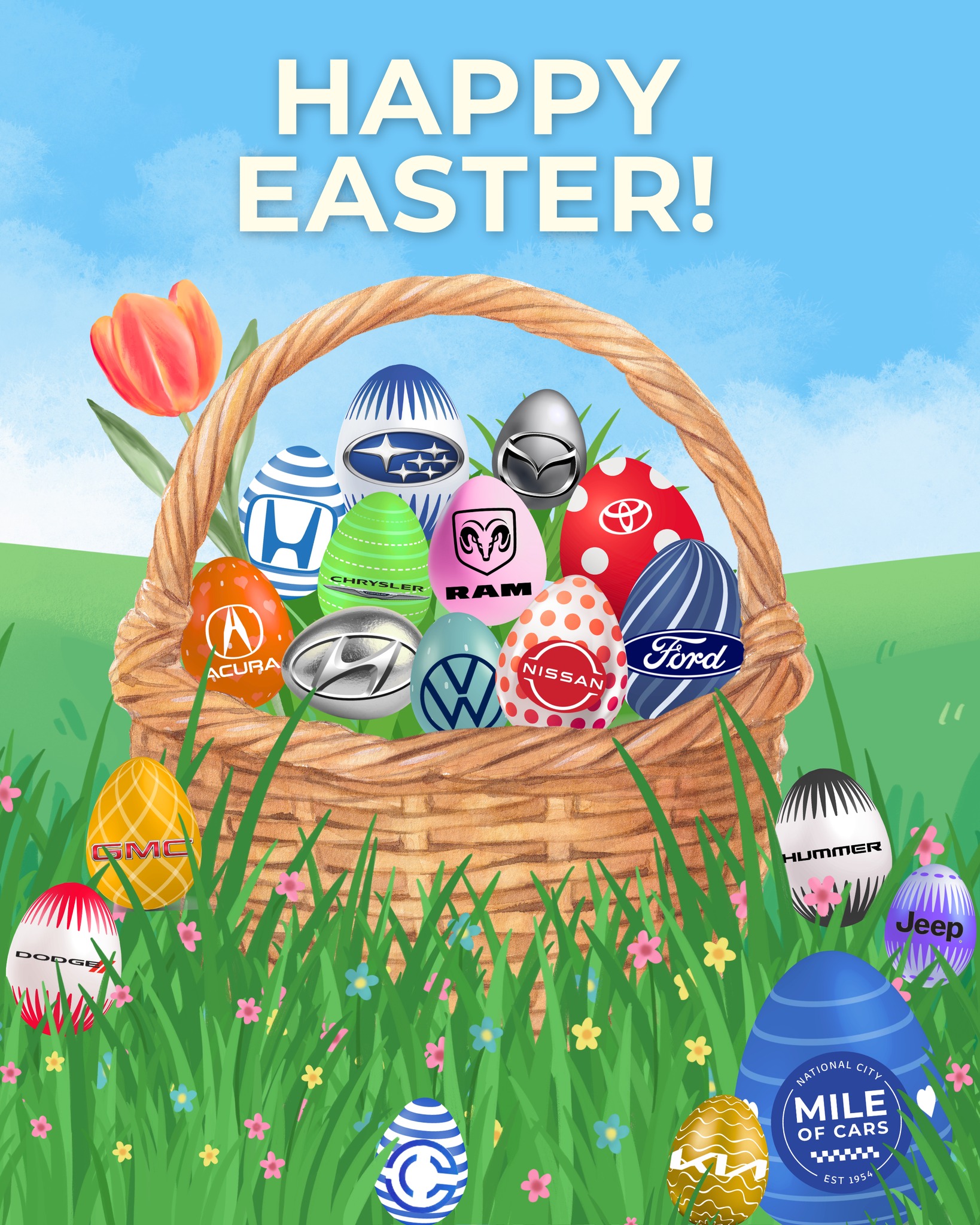 We at the Mile of Cars wish you a very Happy Easter! 🐣🐰

#MileofCars