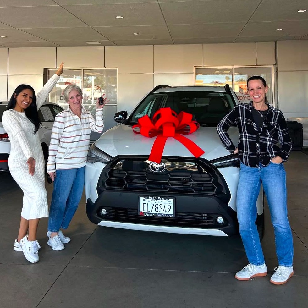 These ladies rolled in from Coronado with a clipboard and questions, and left in a new car from @toyotadaltonus! 🚘

A big shout out to Sales Professional @lianasellscars for answering every question, and helping them make such an important decision with total confidence. 

#MileofCars #ToyotaDalton #SanDiegoToyota