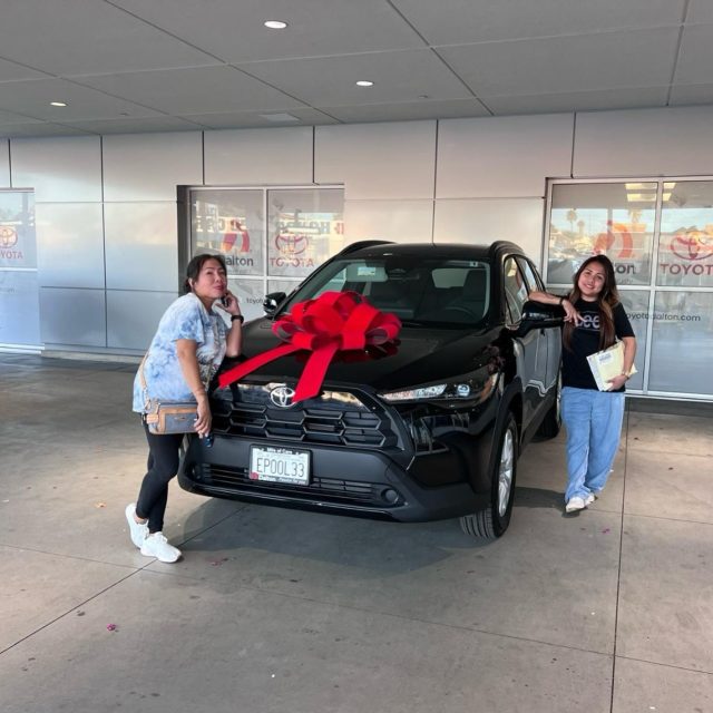 🎉 Congratulations Josefina & Jenifer! 🎉

Enjoy every mile in your beautiful new Toyota Corolla Cross 🚗✨

Welcome to the @toyotadaltonus family!

#DaltonToyota #CorollaCross #NewCarDay #DaltonDifference