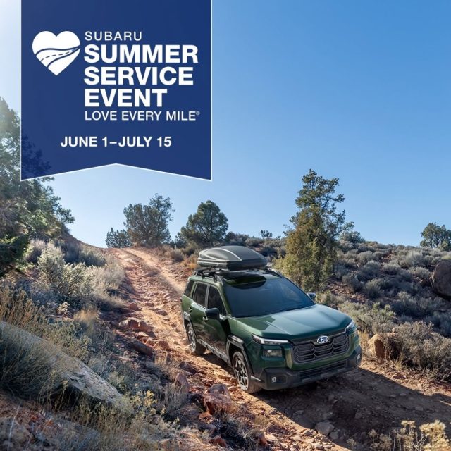Get road-trip ready with our Subaru Summer Service Event! 

From June 1–July 15, save on the maintenance and services your Subaru needs to keep you exploring with confidence. @subarudalton's factory-trained technicians are here to help keep your Subaru performing at its best 🧰🛠️

📅 Schedule your service appointment and take advantage of special summer savings: https://www.subarudalton.com/serviceparts-specials-national-city-ca.html

#SubaruSanDiego #DaltonSubaru #SubaruService  #SummerServiceEvent #MileofCars