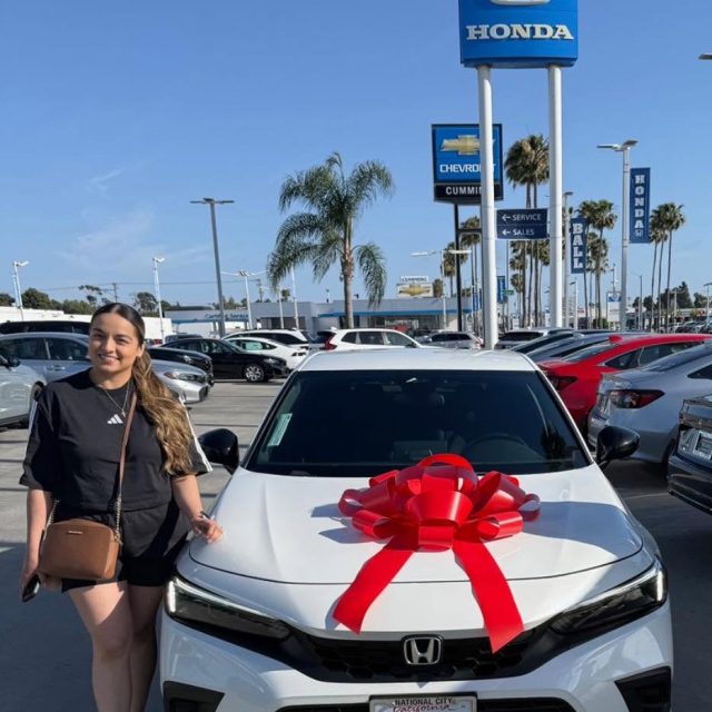 Congratulations to the Ibarra Family on their pre-owned 2024 Honda Civic Sport! 🎉🚗

They found the perfect ride at @ballhonda_sd, with Salesman Roberto Sainz making the entire process smooth and easy from start to finish. 

Enjoy every mile in your new Civic!

#BallHonda #HondaCivic #CivicSport #PreOwned #MileofCars