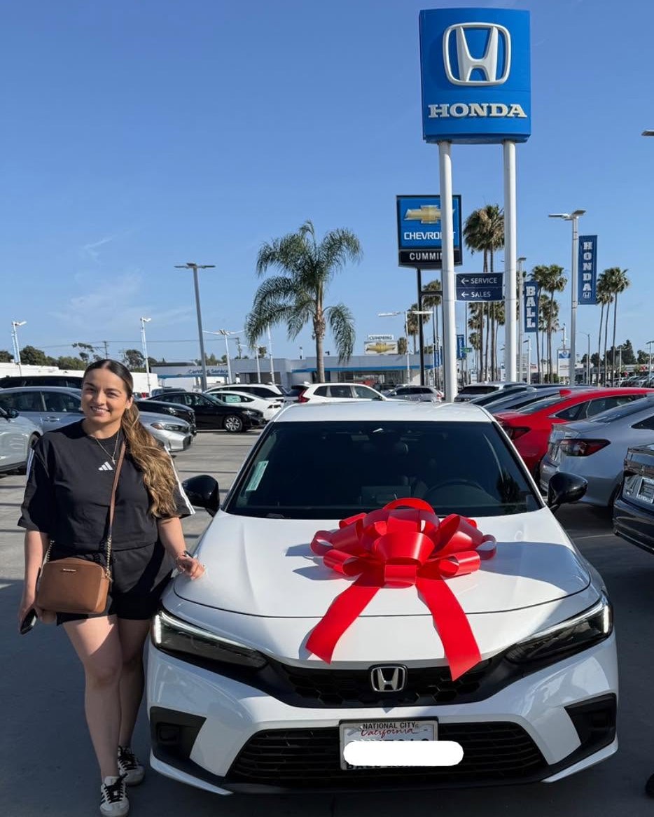Congratulations to the Ibarra Family on their pre-owned 2024 Honda Civic Sport! 🎉🚗

They found the perfect ride at @ballhonda_sd, with Salesman Roberto Sainz making the entire process smooth and easy from start to finish. 

Enjoy every mile in your new Civic!

#BallHonda #HondaCivic #CivicSport #PreOwned #MileofCars