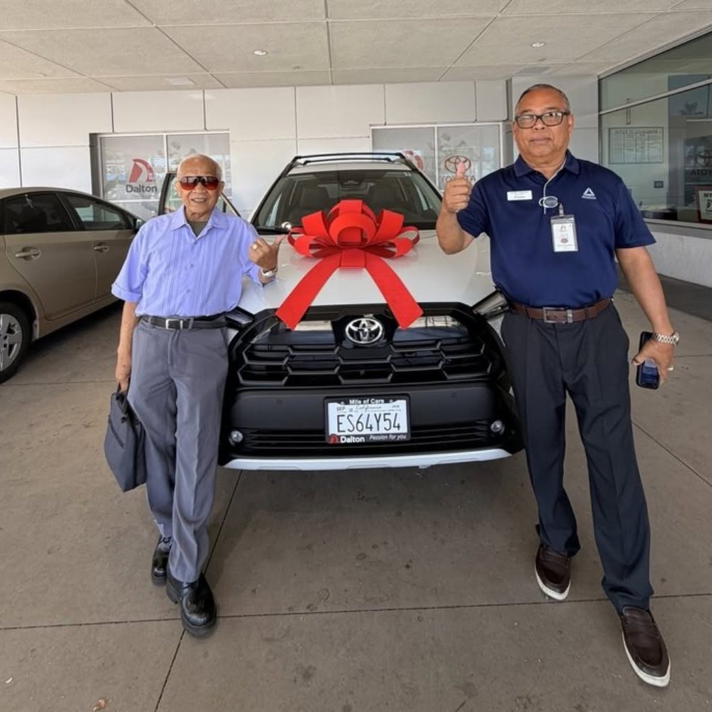 Congratulations on your brand-new vehicle from @toyotadaltonus! 🚗✨

We're proud to hear that Carlito made the entire car-buying journey easy and stress-free. We're thrilled that he helped make this exciting milestone a smooth one!

#DaltonToyota #ToyotaNationalCity #MileofCars
