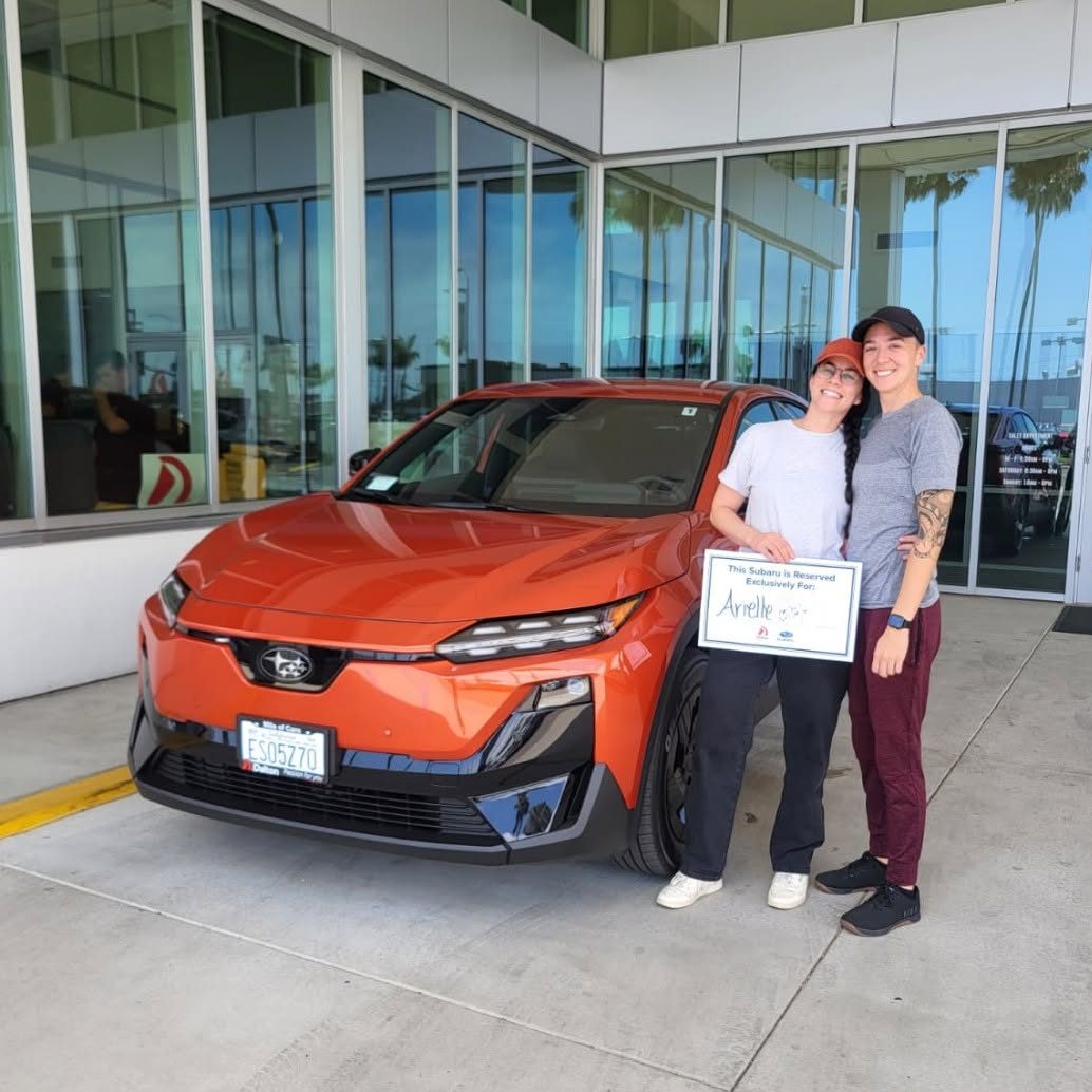 Congratulations to Arielle & Danielle on their brand-new 2026 Subaru Uncharted! 🚙🎉 

Thank you for choosing @subarudalton for your exciting new adventure. We can't wait to see where your new Uncharted takes you!

 #SubaruSanDiego #DaltonSubaru #SubaruUncharted #MileofCars