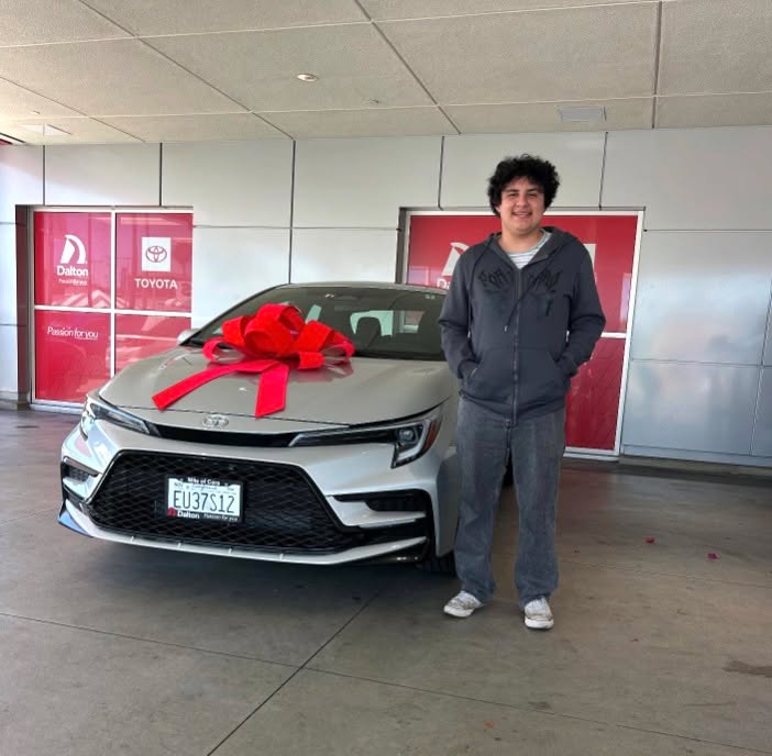 Congrats to this cool dude for driving off in his first car! He showed up in an uber and left in a brand new vehicle. 

Thank you to @lianasellscars for all of your help in getting him into his first car from @toyota.dalton 🚘

#MileofCars #DaltonToyota #FirstCar