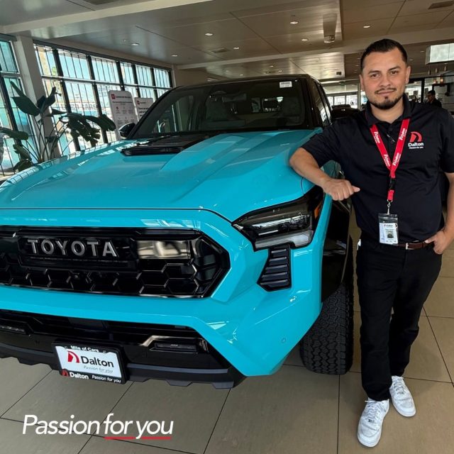 Meet the 2026 Toyota Tacoma i-FORCE MAX in Wave Maker, a color that was made to stand out. Pair it with i-FORCE MAX hybrid performance, and you’ve got a truck that makes a statement.

📍 Visit Dalton Toyota National City 
🌐 ToyotaDalton.com

#MileofCars #DaltonToyota #2026ToyotaTacoma