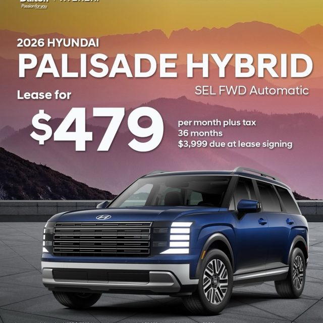 Meet the 2026 Hyundai Palisade Hybrid, where premium comfort, bold design, and hybrid efficiency meet. ✨🚙

Labor Day Deals are happening ALL MONTH LONG at @hyundai.dalton!🔥

#DaltonHyundai #HyundaiPalisade #PalisadeHybrid #HyundaiHybrid