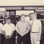 Service Department (from left) Robert Coduti, Frank Villanueva, Scott Hasted, Fred Duey and Bill Cumming