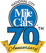 Mile of Cars in National City logo