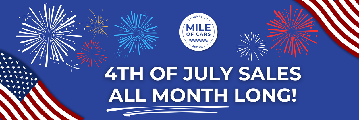 4th of July Sales All Month Long!