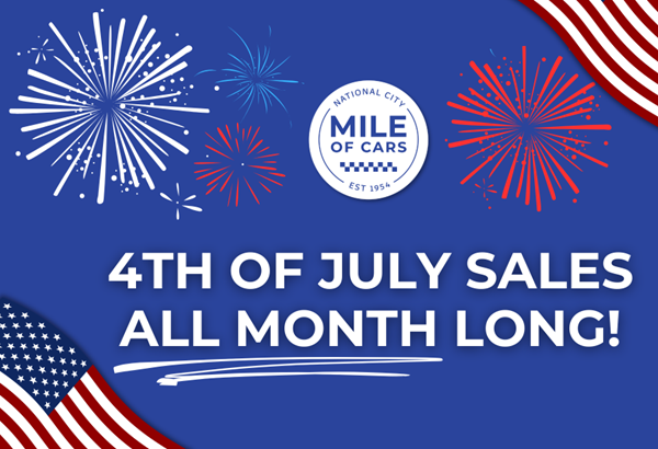 4th of July Sales All Month Long!