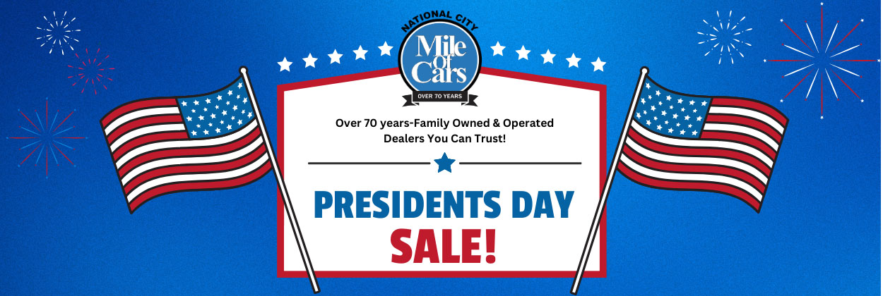 Mile of Cars Presidents Day Sale