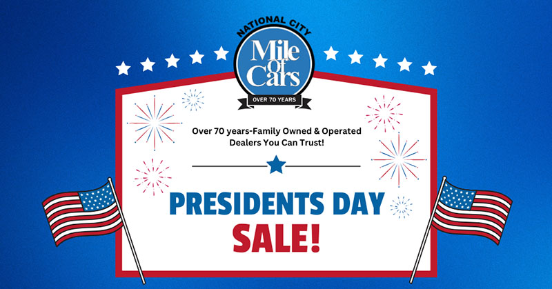 Mile of Cars Presidents Day Sale