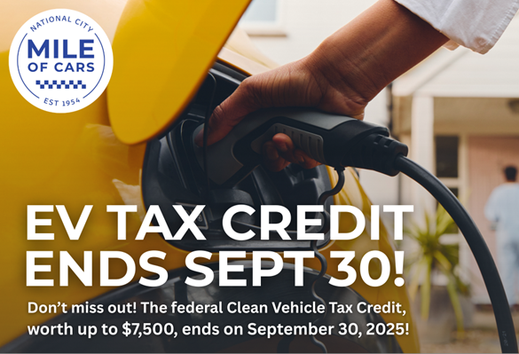 EV Tax Credit Ends Sept 30th