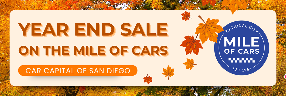 Year End Sale on the Mile of Cars