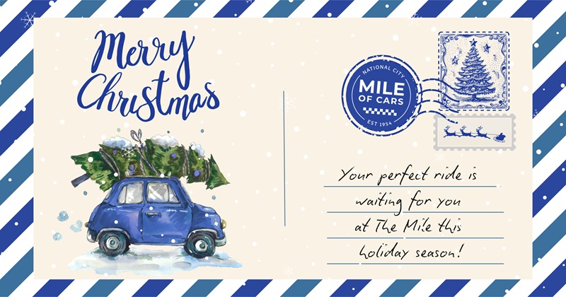 Merry Christmas from Mile of Cars