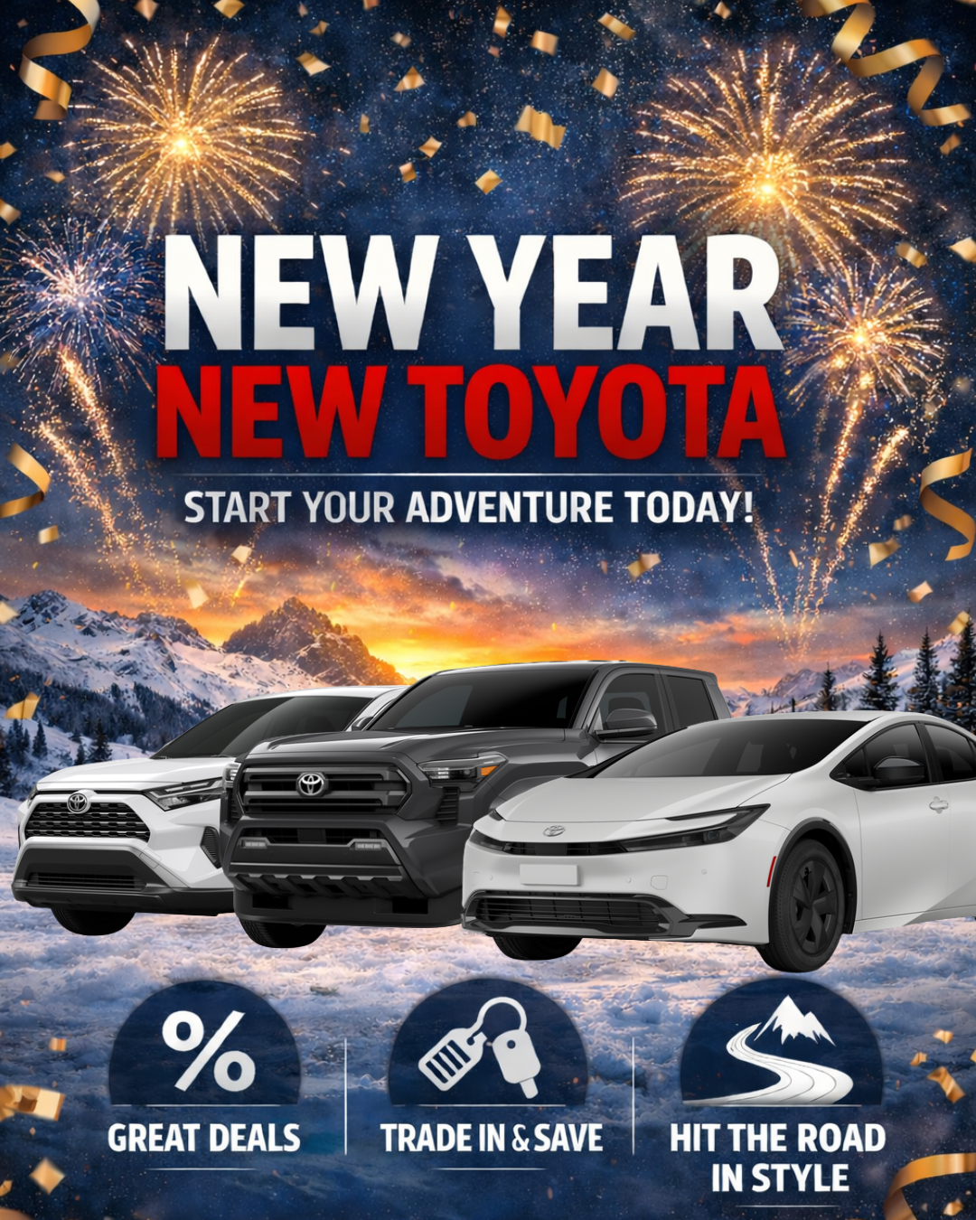 Kick off the year with confidence at @toyotadaltonus! 🚘

✨ New Year deals
🔁 Trade in & save
🛣️ Ready for every road ahead

#NewYearNewToyota #DaltonToyota #ToyotaLife #ToyotaNation